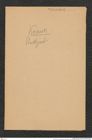 Nachlass Franz Steindachner, historischer Umschlag, Korrespondenz Krauss, Inv.Nr. 278.16, Seite 1
